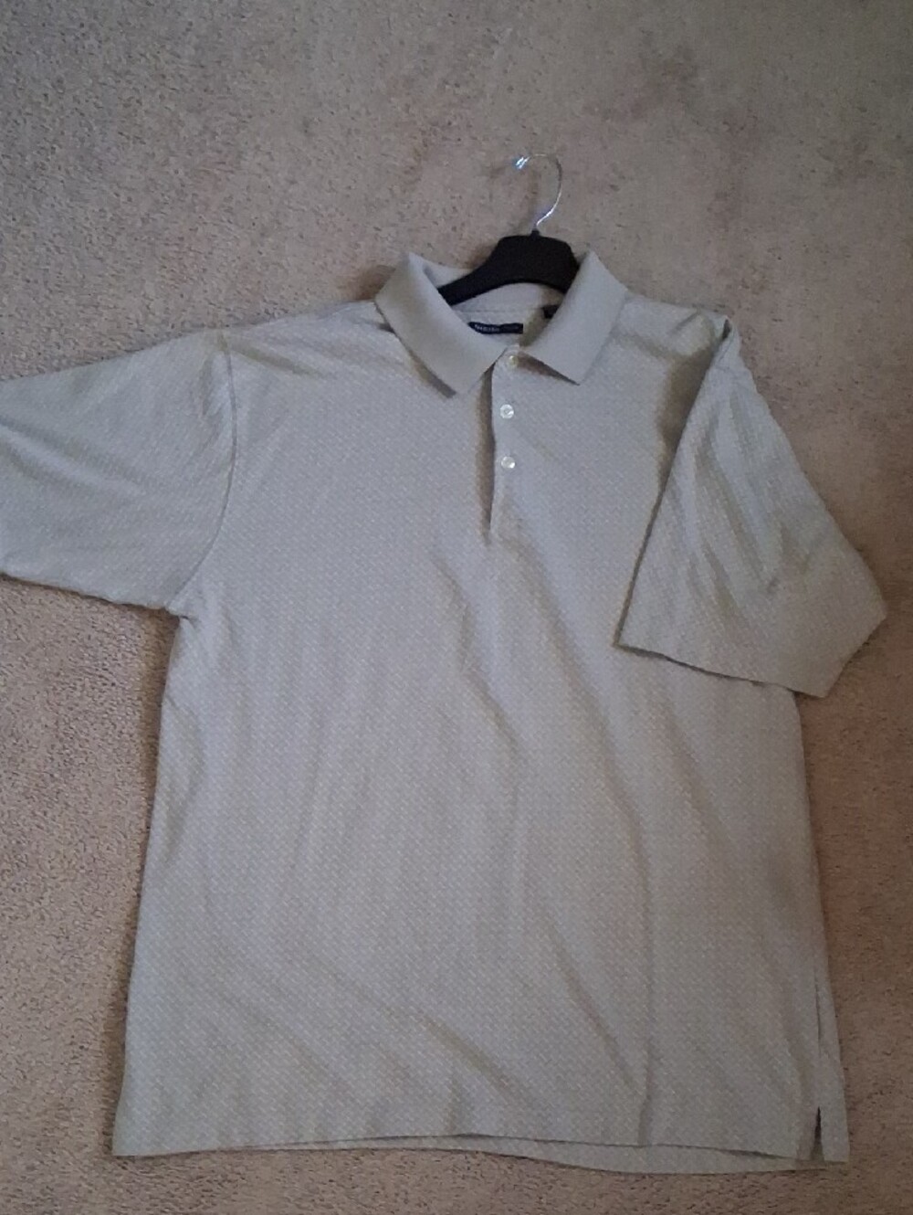 Vintage PGA TOUR Tan Men's Performance Polo Golf Shirt Size XXL